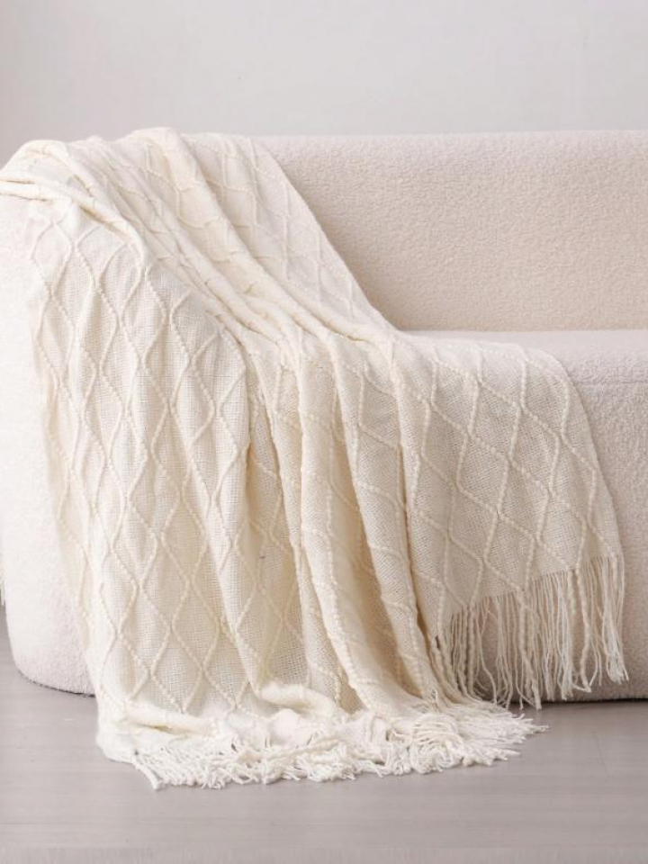 Manta crudo de estilo escandinavo