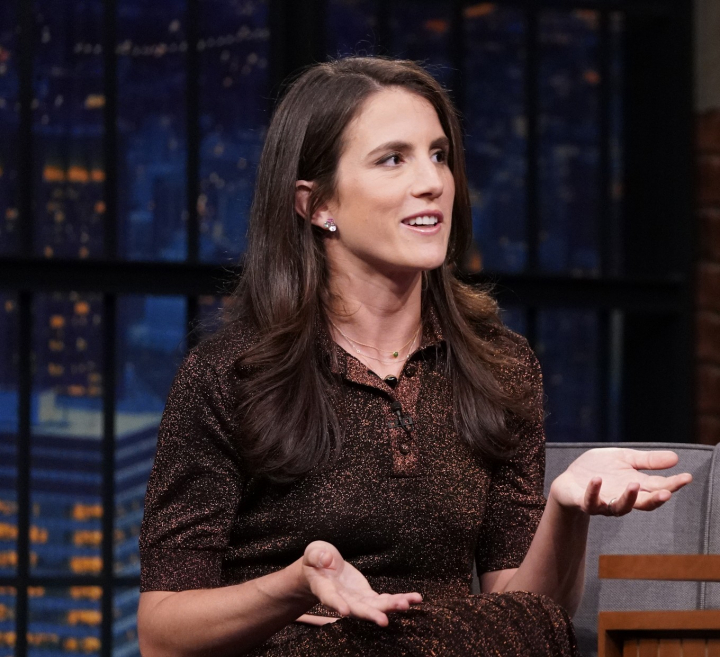 Tatiana Schlossberg, hija de Caroline Kennedy y nieta de John Fitzgerald Kennedy, en una entrevista en televisión