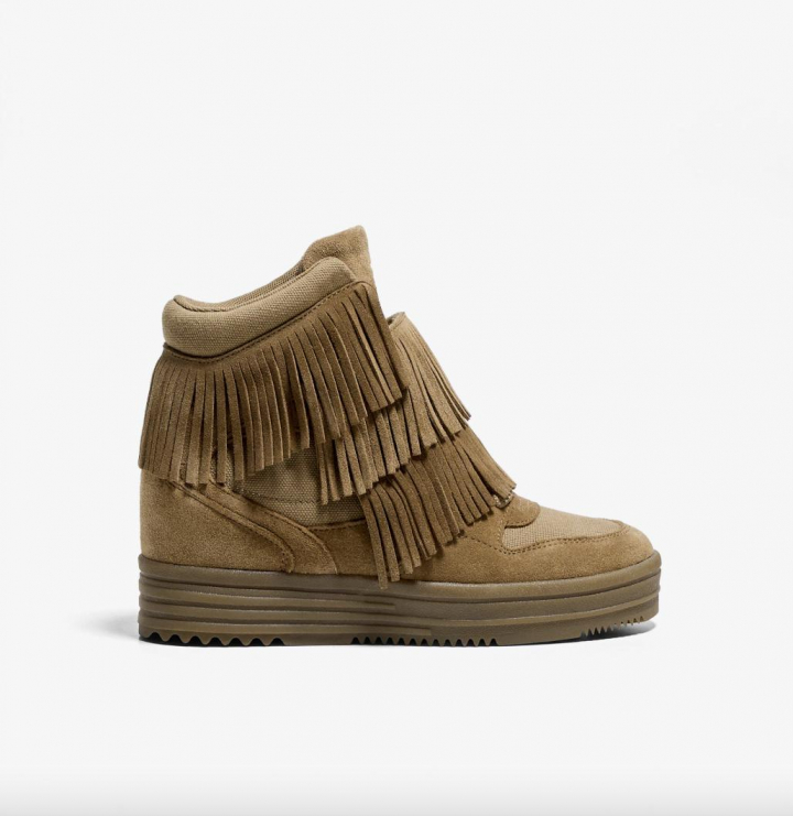 Deportivas de flecos de Bershka