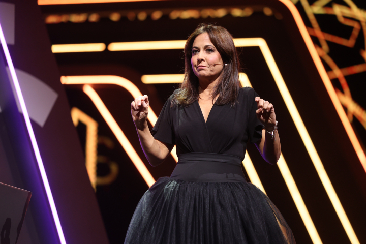Mara Torres, presentando la Gala de los Premios Ondas 2025