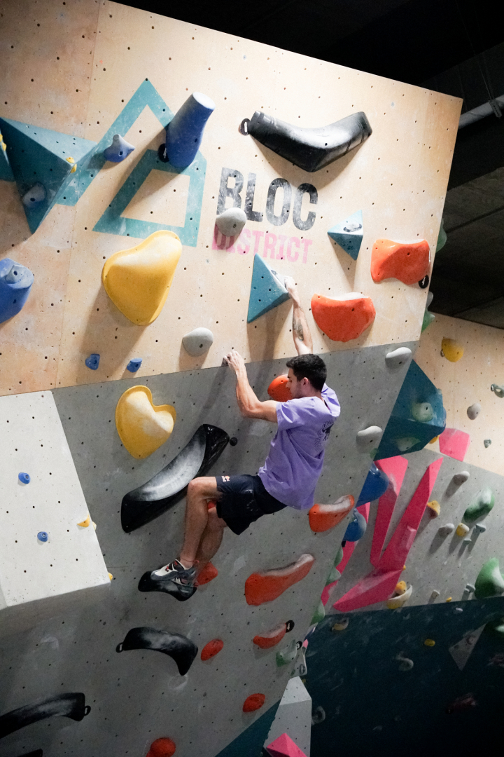 Alberto Ginés, en otro momento de su entrenamiento