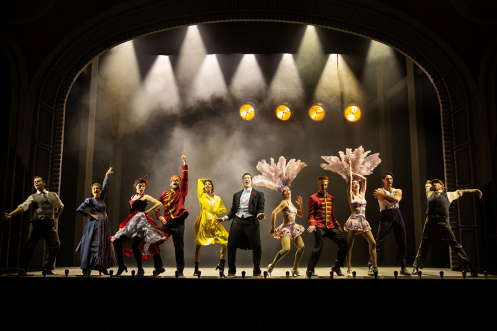 Elenco de 'Houdini, el musical mágico'.