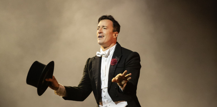 Pablo Puyol en 'Houdini, el musical mágico'.