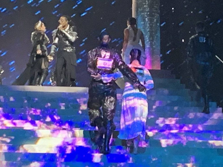 Los bailarines de la actuación de Madonna en Eurovisión 2019.