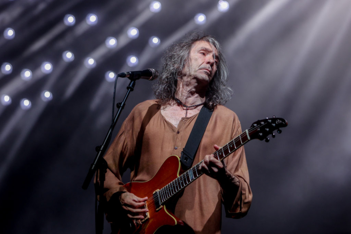 Robe Iniesta, líder de Extremoduro, en un concierto el pasado 2024.