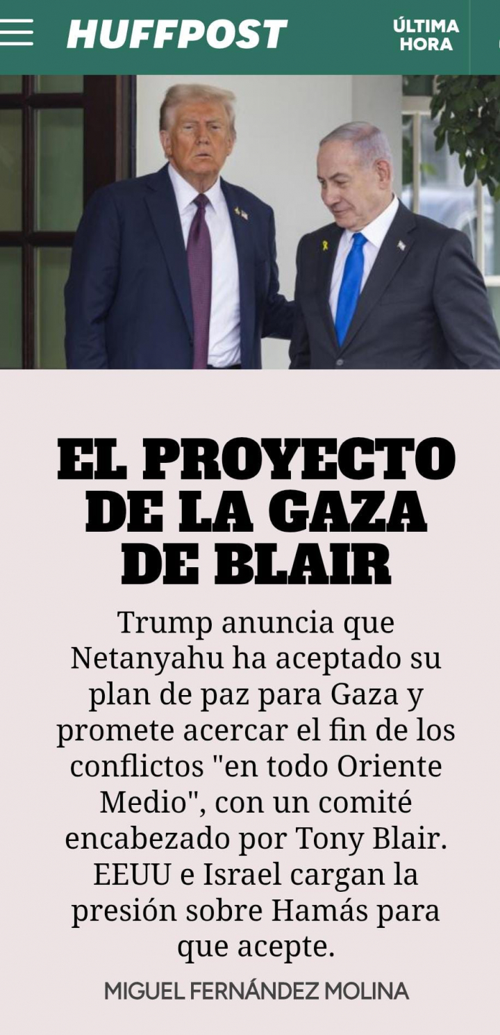 EL PROYECTO DE LA GAZA DE BLAIR