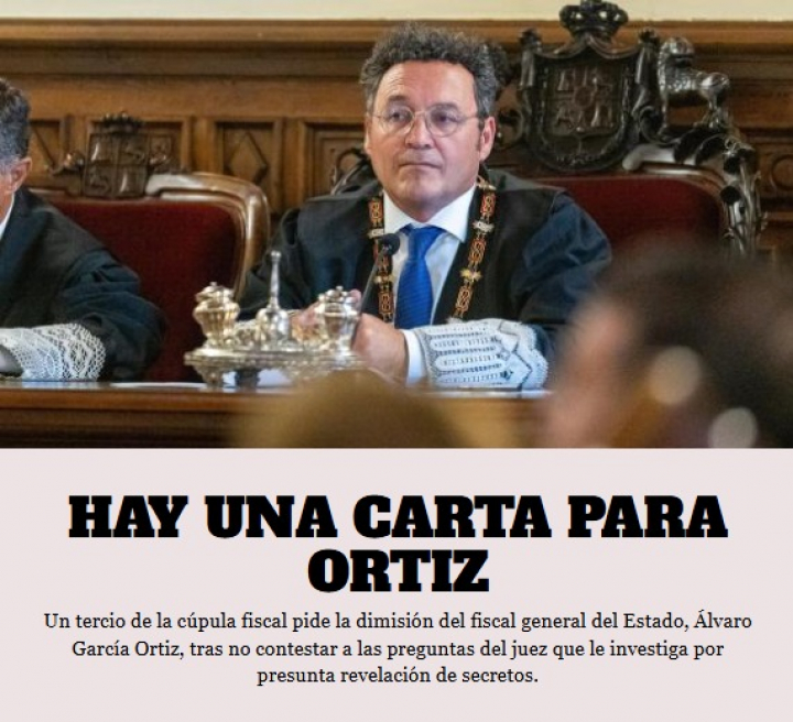 HAY UNA CARTA PARA ORTIZ