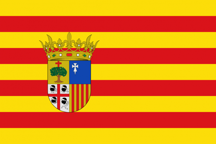 La bandera de Aragón