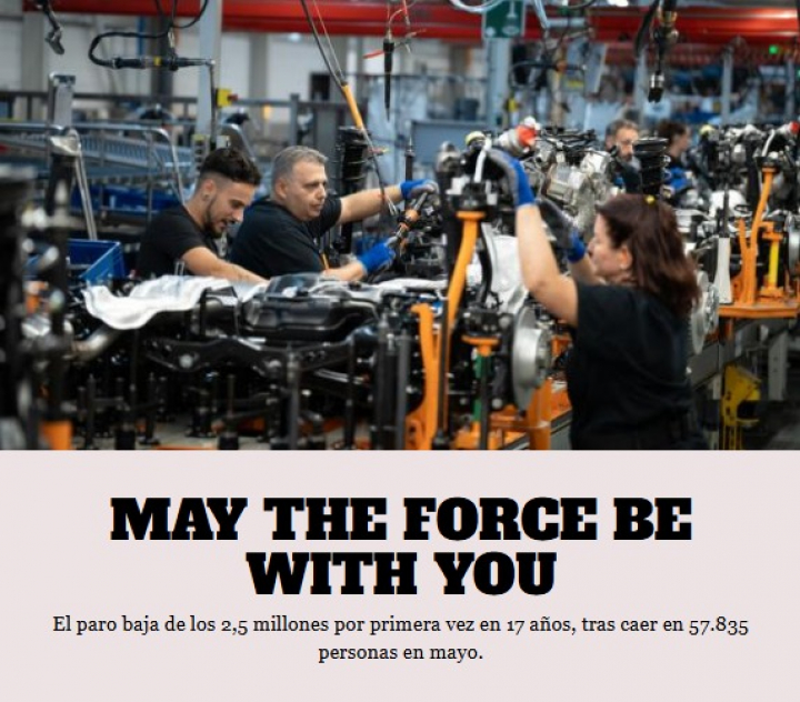 MAY THE FORCE BE WITH YOU