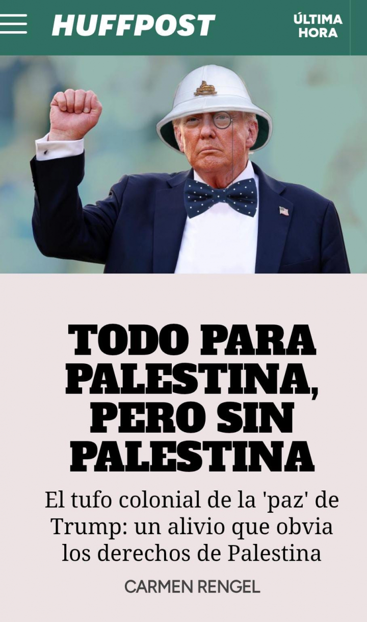 TODO PARA PALESTINA, PERO SIN PALESTINA