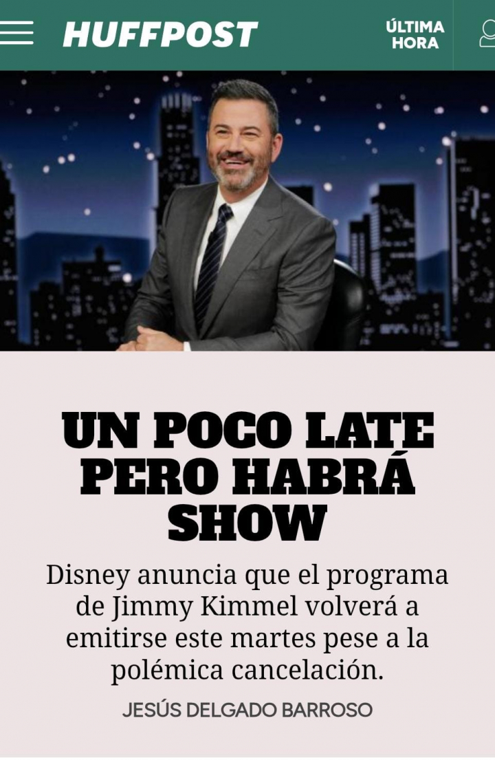 UN POCO LATE, PERO HABRÁ SHOW