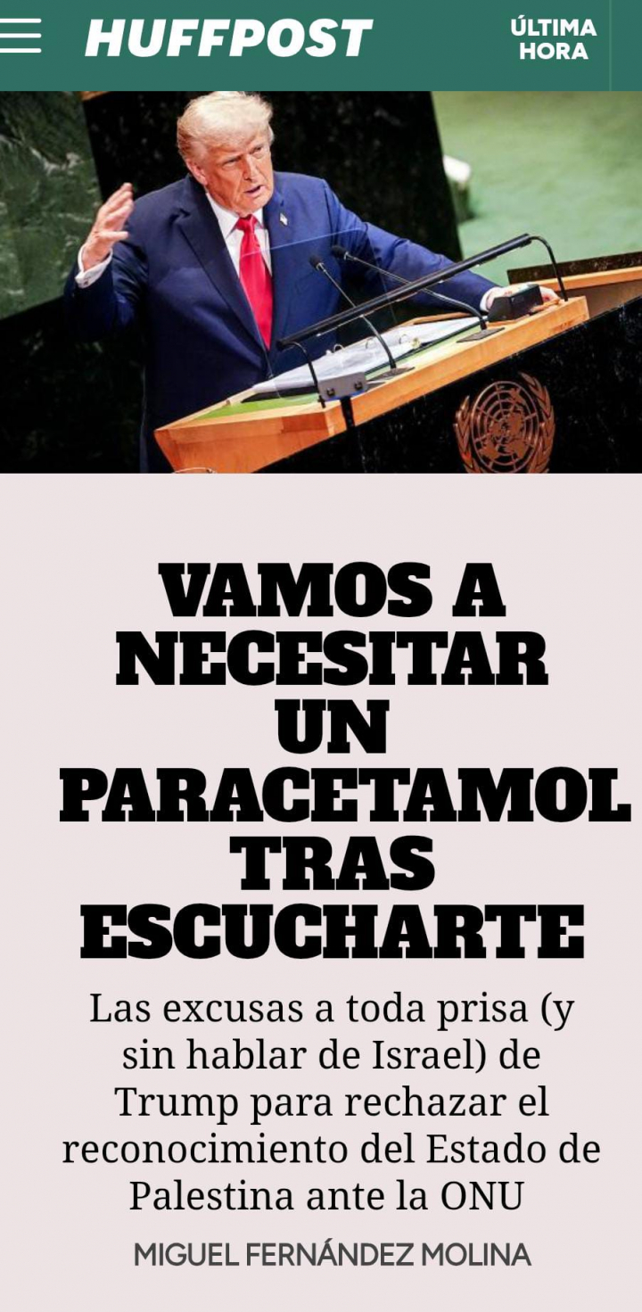 VAMOS A NECESITAR UN PARACETAMOL TRAS ESCUCHARTE