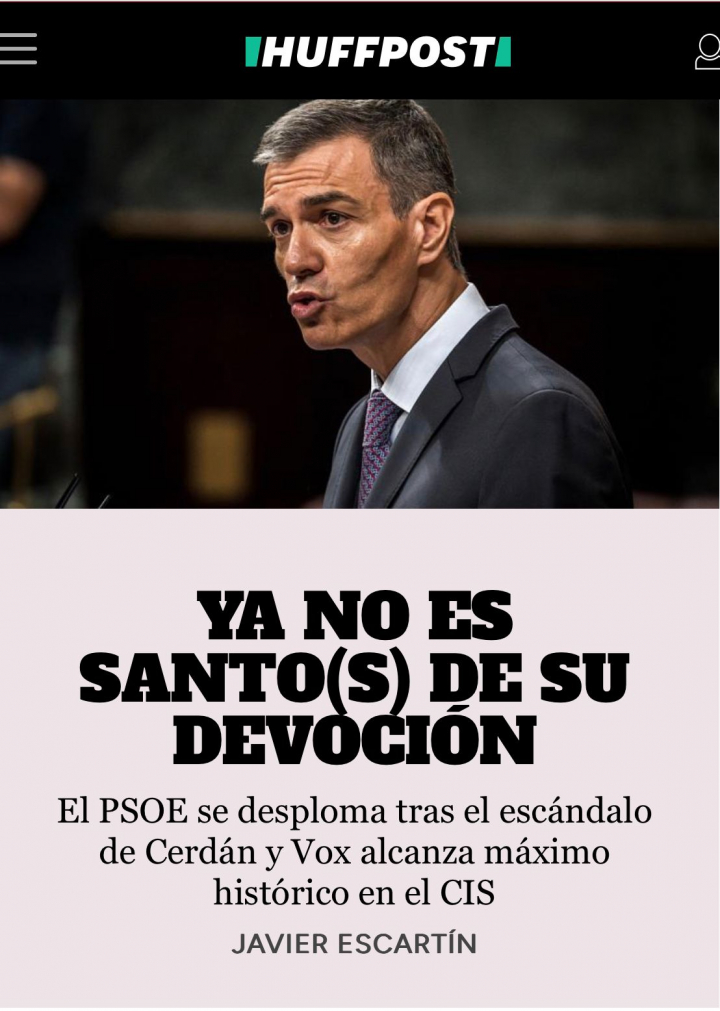 YA NO ES SANTO(S) DE SU DEVOCIÓN