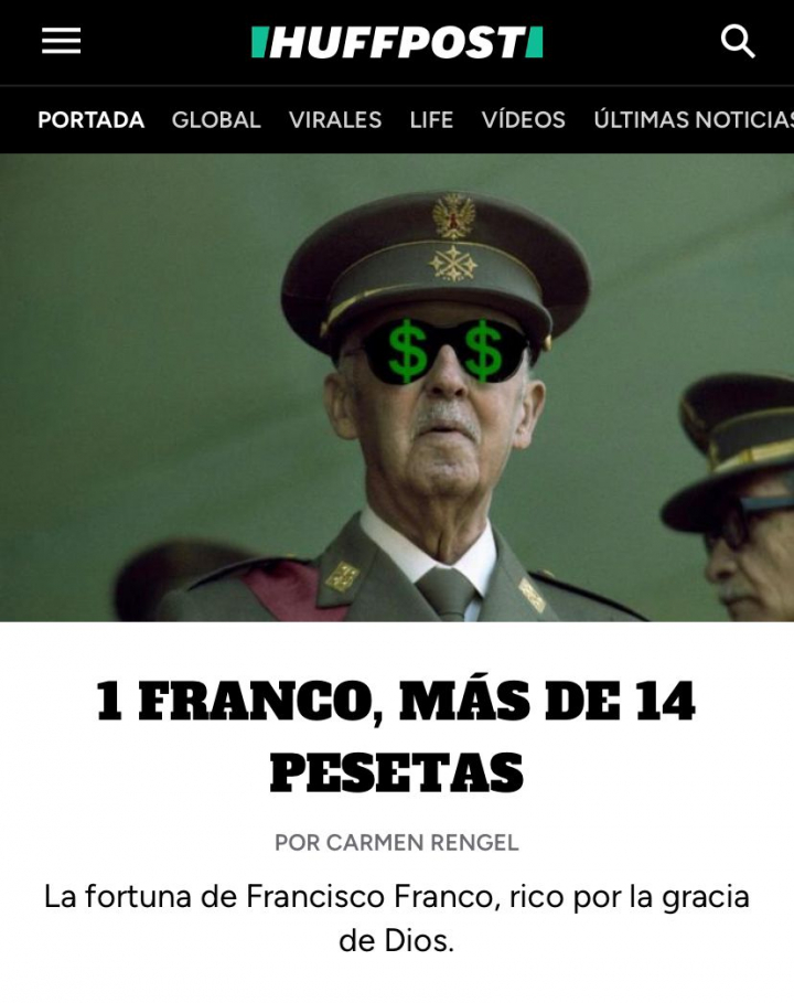 1 FRANCO, MÁS DE 14 PESETAS