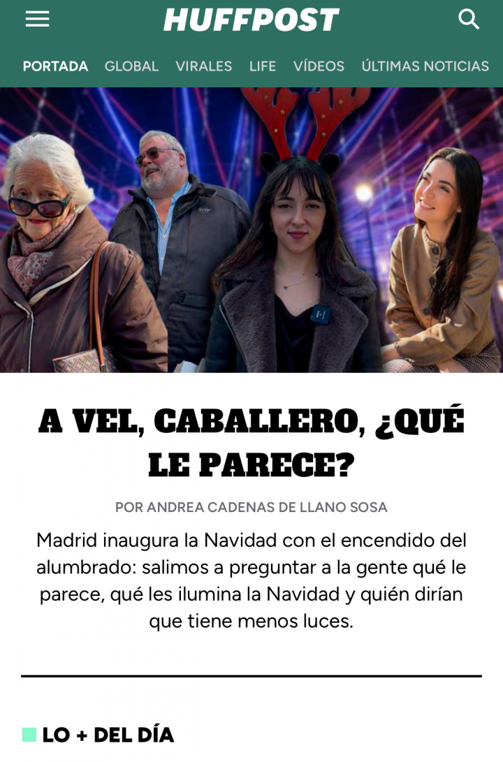 A VEL, CABALLERO, ¿QUÉ LE PARECE?