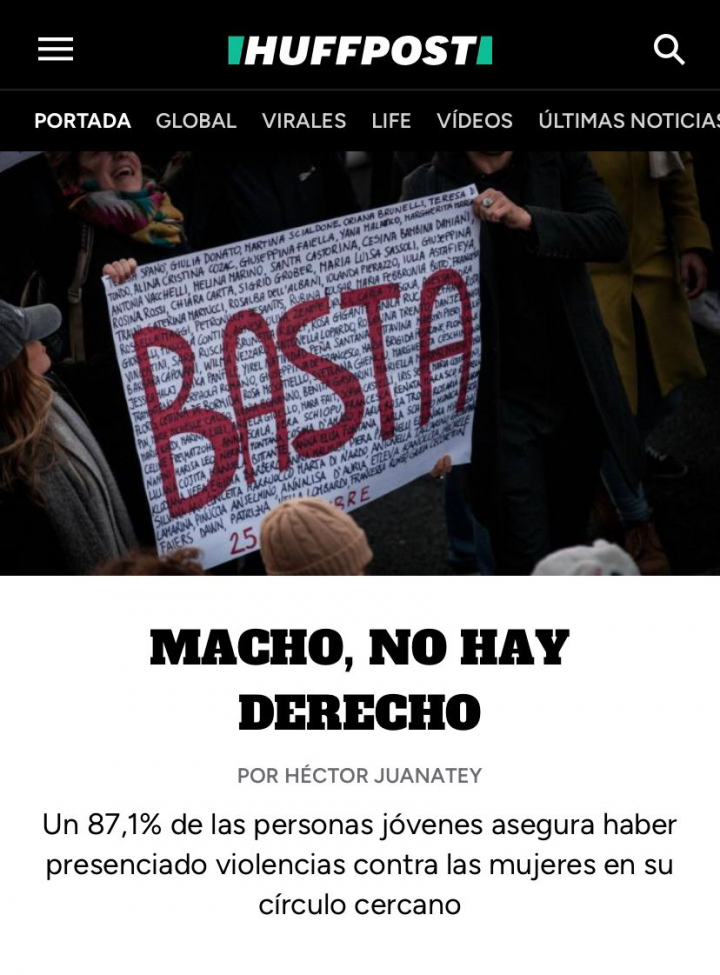 MACHO, NO HAY DERECHO