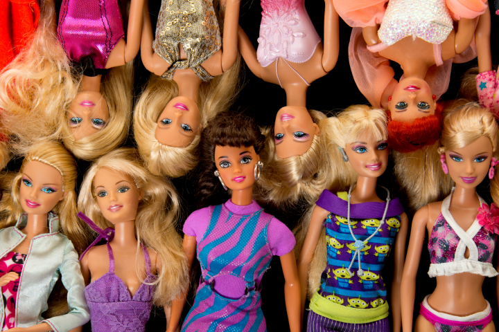 Imagen de archivo de muñecas Barbie.