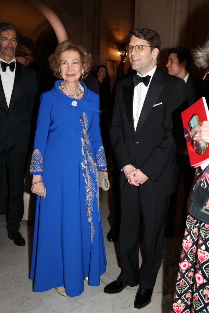 La emérita, en la gala de la Ópera Garnier