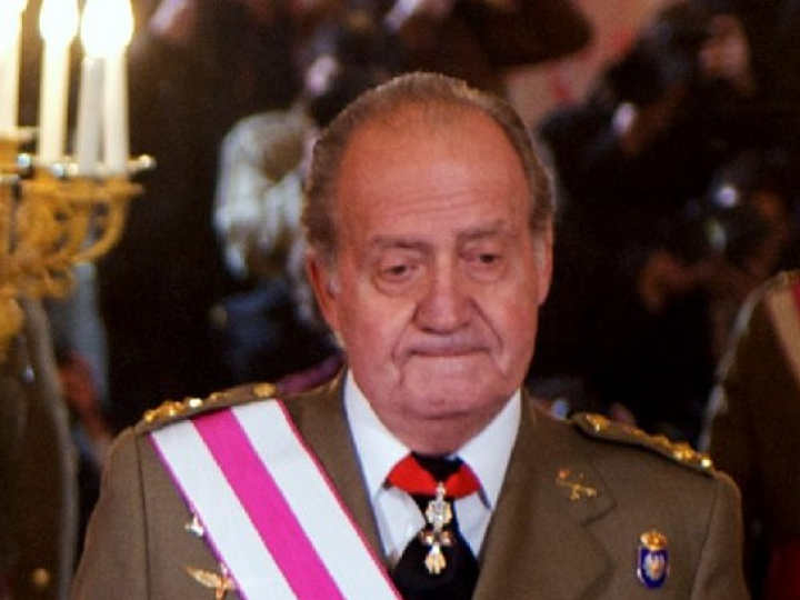 El rey Juan Carlos en una de las últimas Pascuas Militares de su reinado