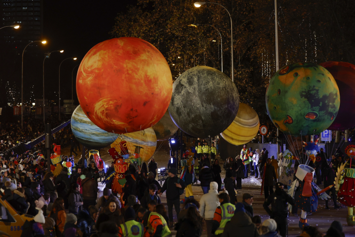 Un momento de la Cabalgata de Reyes de Madrid 2026