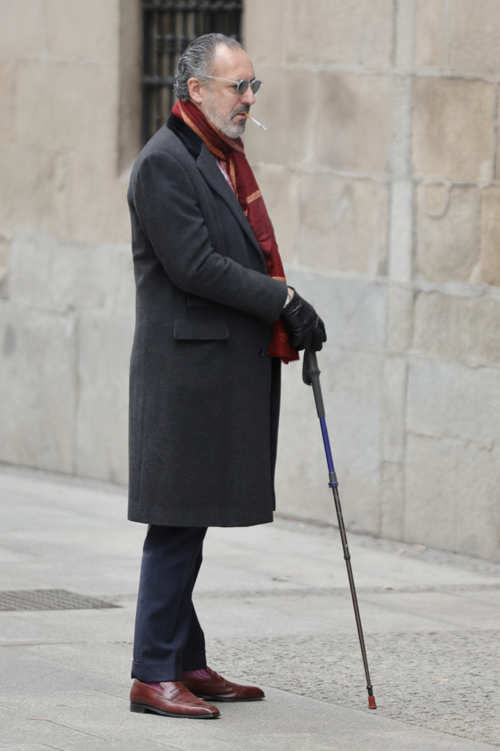 Jaime de Marichalar tras los Premios Internacionales de Periodismo de El Mundo que entregó la reina Letizia