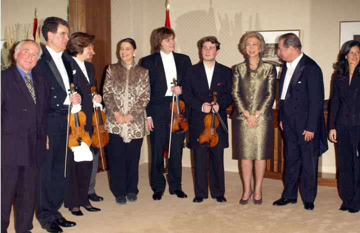 La reina Sofía e Irene de Grecia en un concierto a beneficio de Mundo en Armonía, fundación de Irene de Grecia