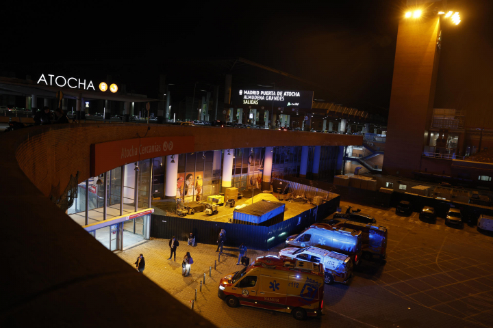 alt="alt="Vista de la estación Puerta de Atocha en Madrid""