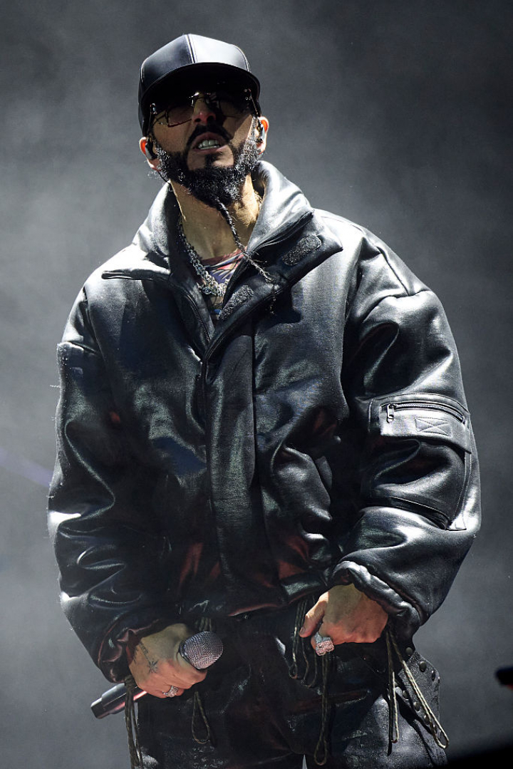 Yandel durante su concierto en el Movistar Arena.