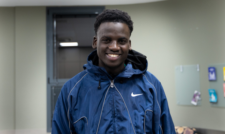 Paladji, otro de los jóvenes que lleva tres años en España.