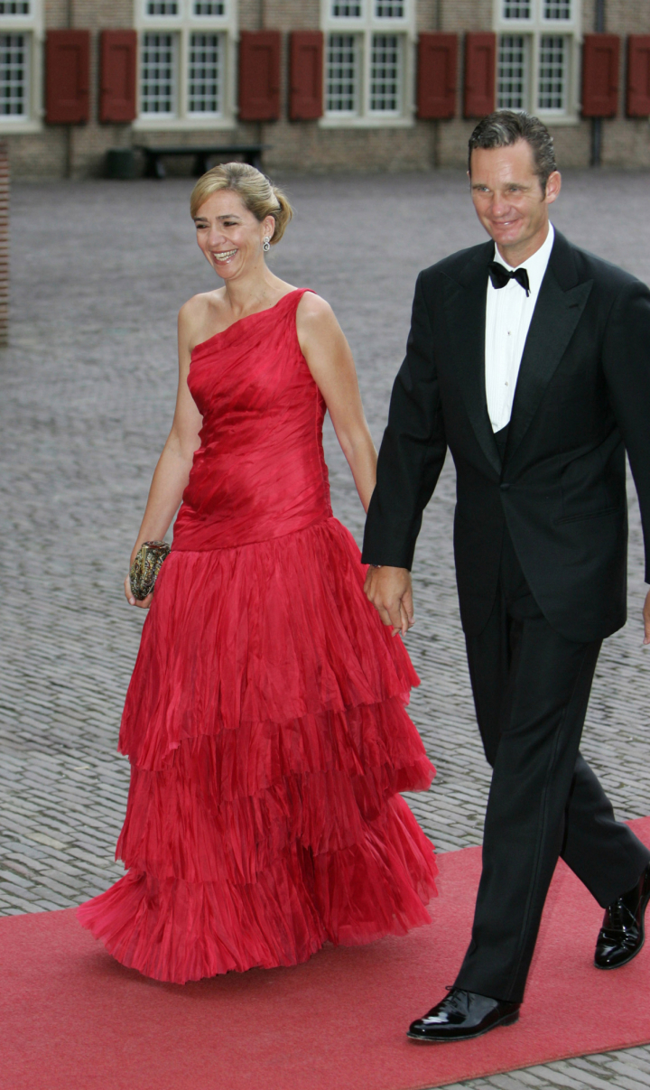 La infanta Cristina e Iñaki Urdangarin en el 40 cumpleaños de Guillermo Alejandro de Holanda