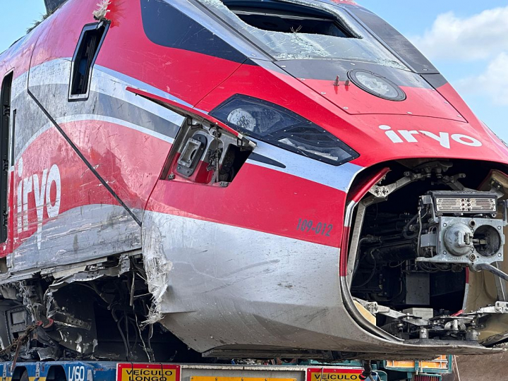 El tren de Iryo accidentado en Adamuz
