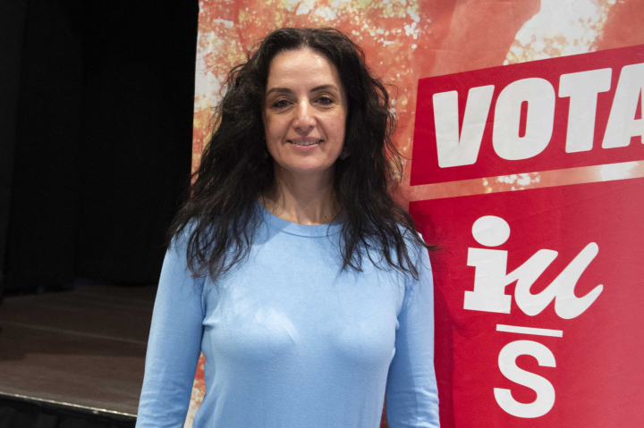 Marta Abengochea, candidata de IU-Sumar a las Cortes de Aragón.