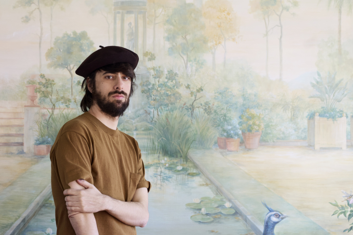 El escritor jienense David Uclés el día de la presentación de su novela 'La ciudad de las luces muertas'.