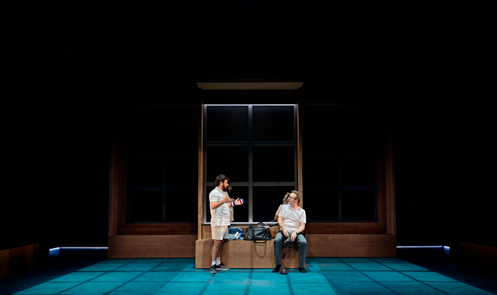 Un momento de la representación de 'La verdad' de Florian Zeller