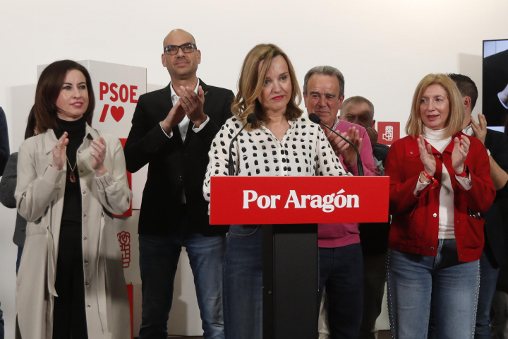 La candidata del PSOE, Pilar Alegría