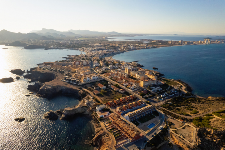 Vista de La Manga del Mar Menor.