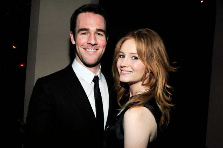 James Van Der Beek y su mujer, Kimberly Brook en una imagen de 2010.