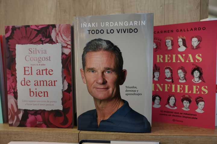'Todo lo vivido', el libro de Iñaki Urdangarin el día de su publicación