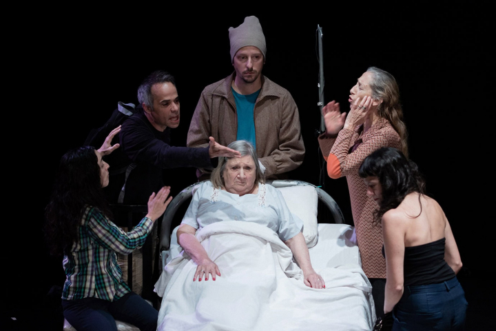 Un momento de la representación de 'La omisión de la familia Coleman'