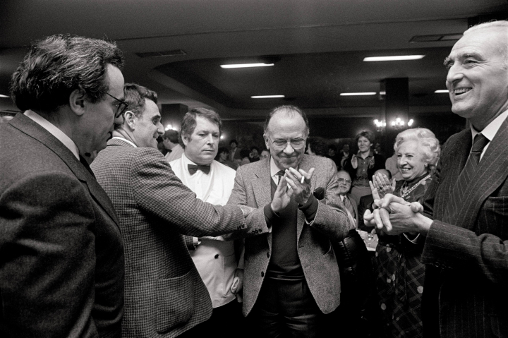 Santiago Carrillo, líder del Partido Comunista de España durante el golpe de Estado del 23 de febrero de 1981.