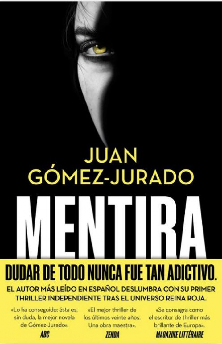 Portada de Mentira, la nueva novela de Juan Gómez Jurado