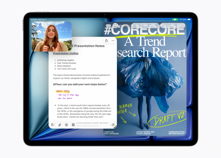 El nuevo iPad Air con chip M4.