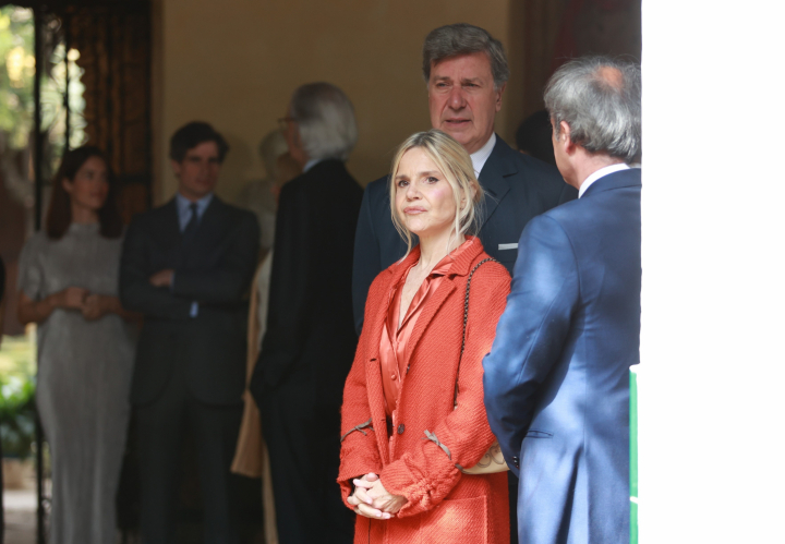 Cayetano Martínez de Irujo y Eugenia Martínez de Irujo en la inauguración de la exposición 'Cayetana: Grande de España'