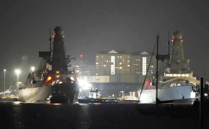 Barcos en Chipre por la situación anómala de la guerra