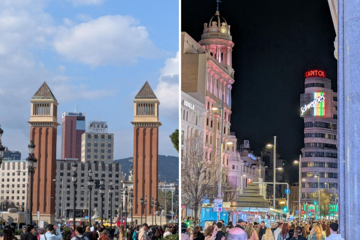 Prueba de cámaras de día y noche con el Pixel 10a.