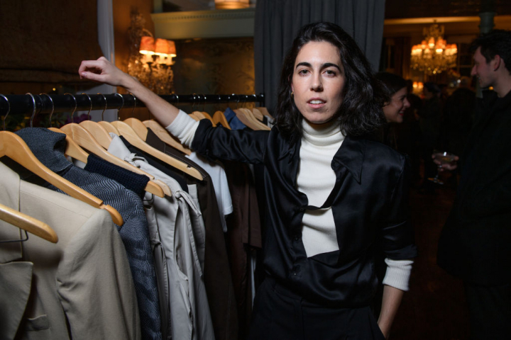 Carlota Barrera, en su presentación durante la semana de la moda de Londres en 2022