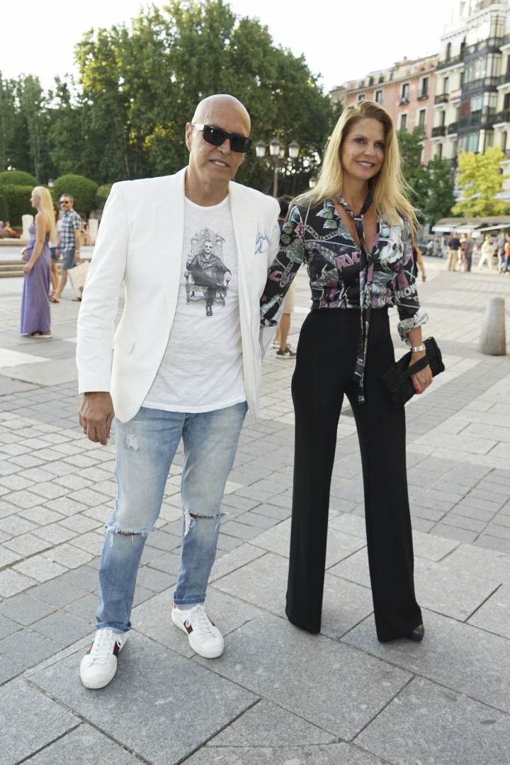 Kiko Matamoros y Makoke en el concierto de Gregory Porter en el Teatro Real en julio de 2018