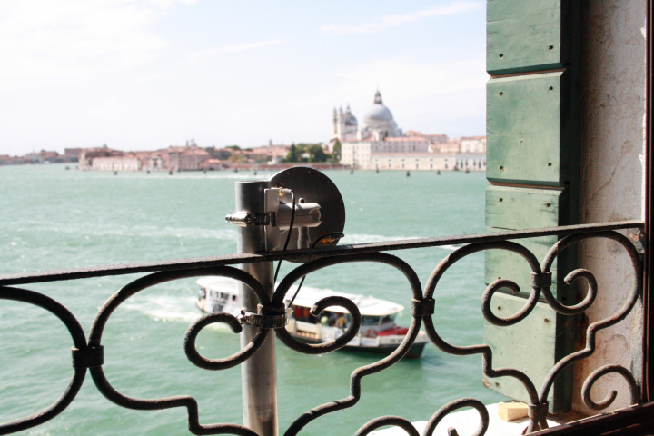 Uno de los sistemas de Divirod en Venecia, en 2020.