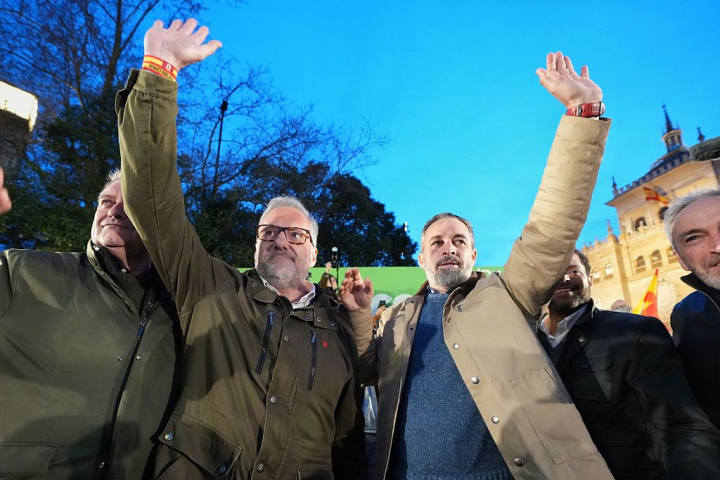Carlos Pollán y Santiago Abascal