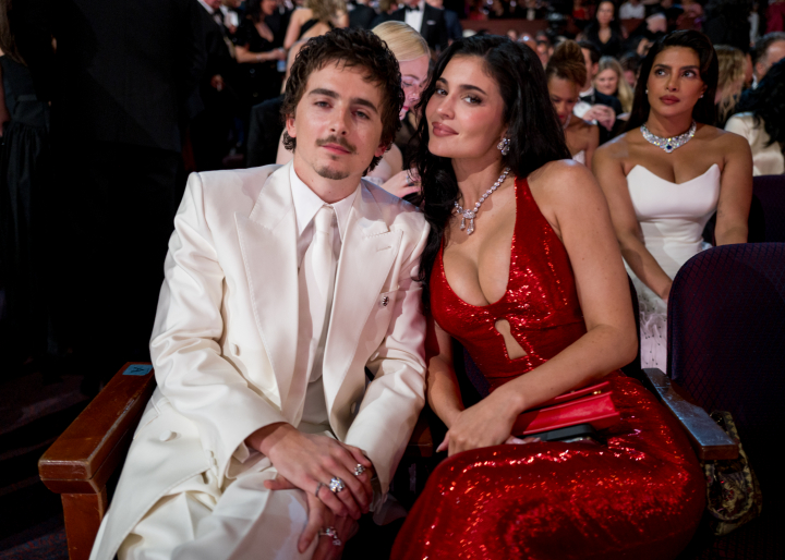 Timothée Chalamet y Kylie Jenner en los Oscar 2026